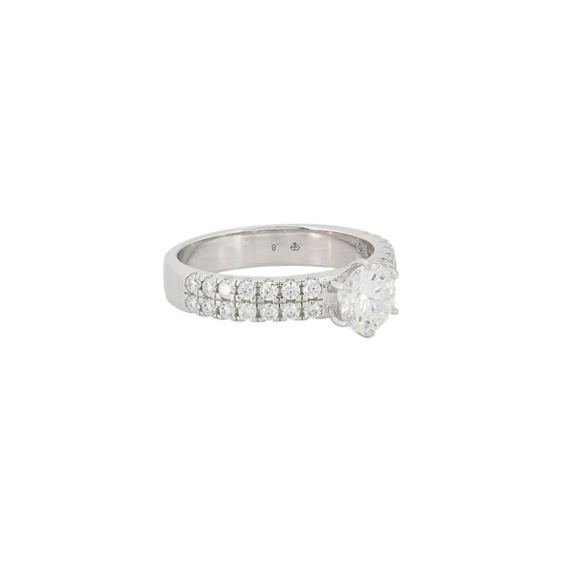 Solititaire June avec moissanite R6019