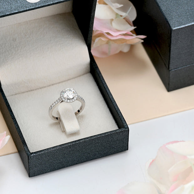 Solititaire June avec moissanite R6022
