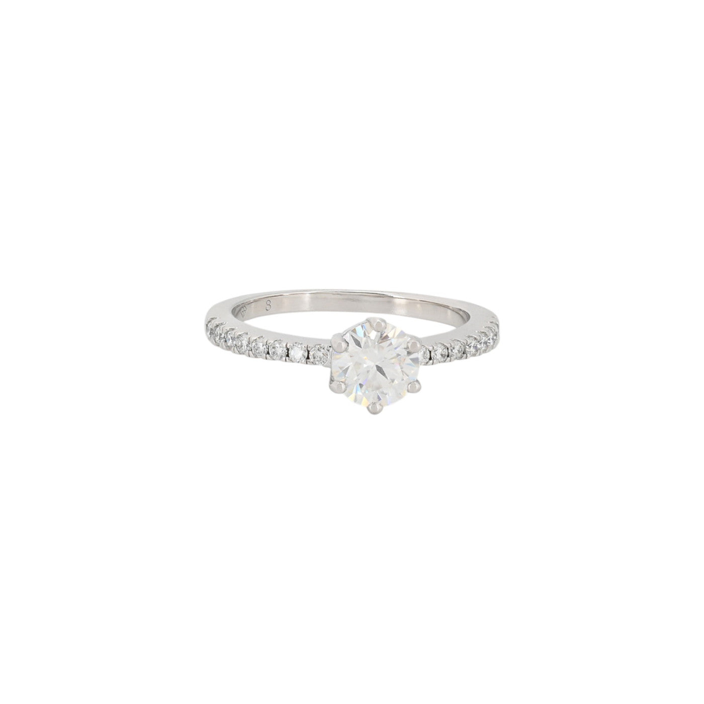 Solititaire June avec moissanite R6020