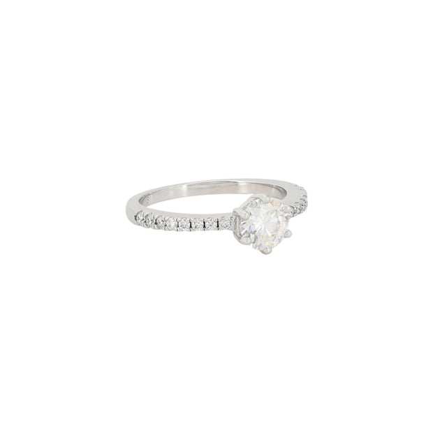 Solititaire June avec moissanite R6020