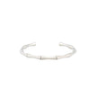 Bracelet Esmée en acier bambou rigide
