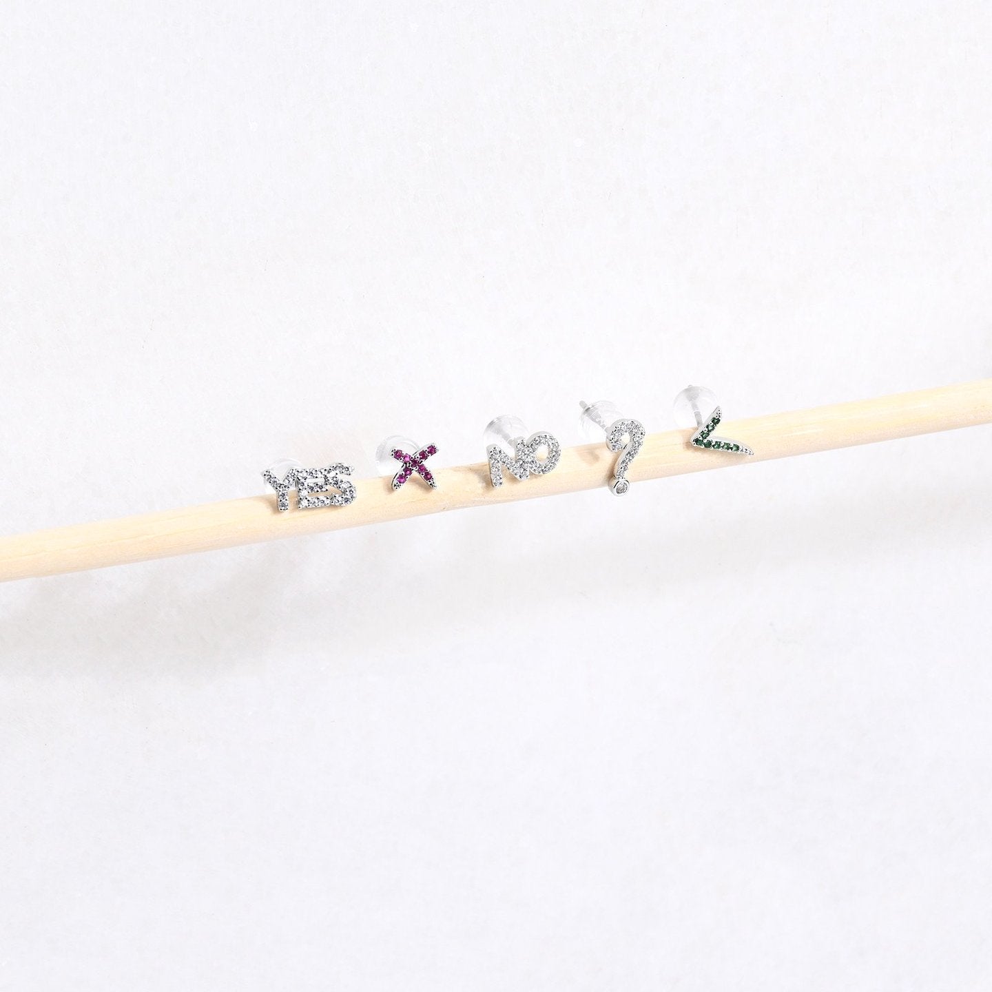 Ensemble boucles d'oreilles plaqué or yes Luna