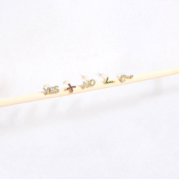 Ensemble boucles d'oreilles plaqué or yes Luna