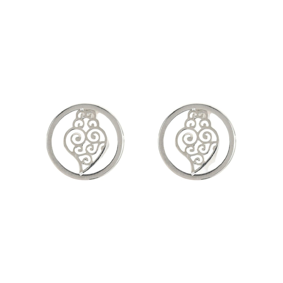 Boucles d'oreilles Aria en acier coração de viana