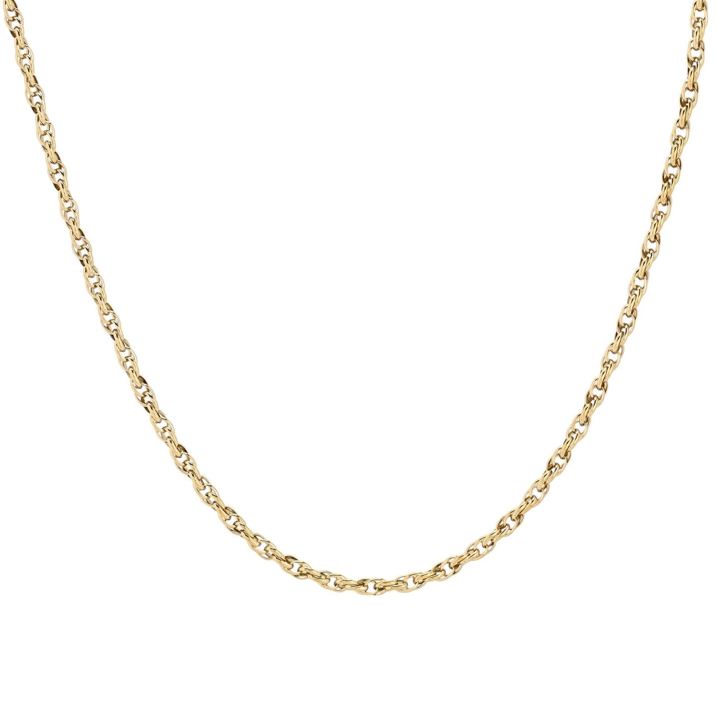 Collier acier tricoté tressé de base