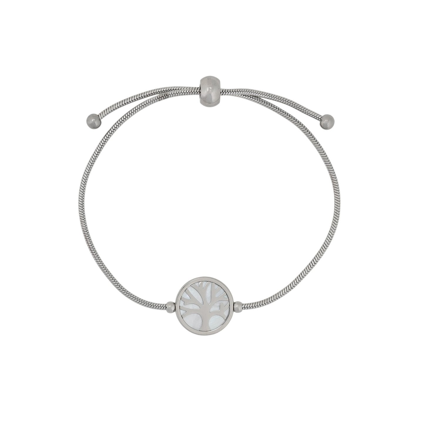 Bracelet Alba réglable en acier arbre de la vie