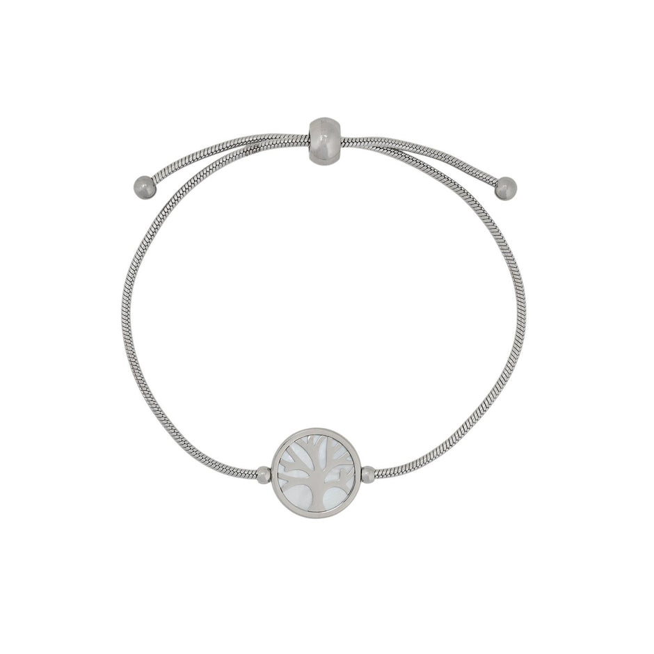 Bracelet Alba réglable en acier arbre de la vie