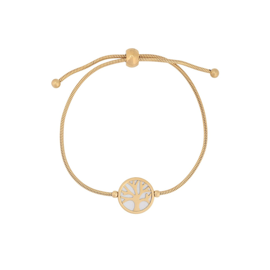 Bracelet Alba réglable en acier arbre de la vie