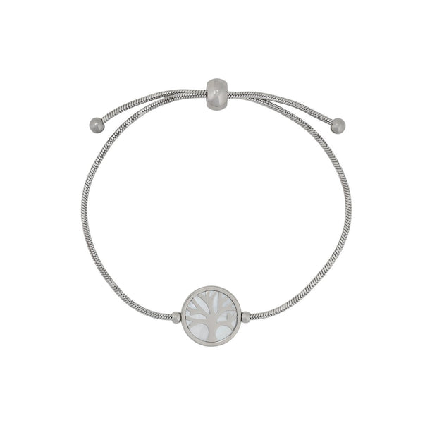 Bracelet Alba réglable en acier arbre de la vie