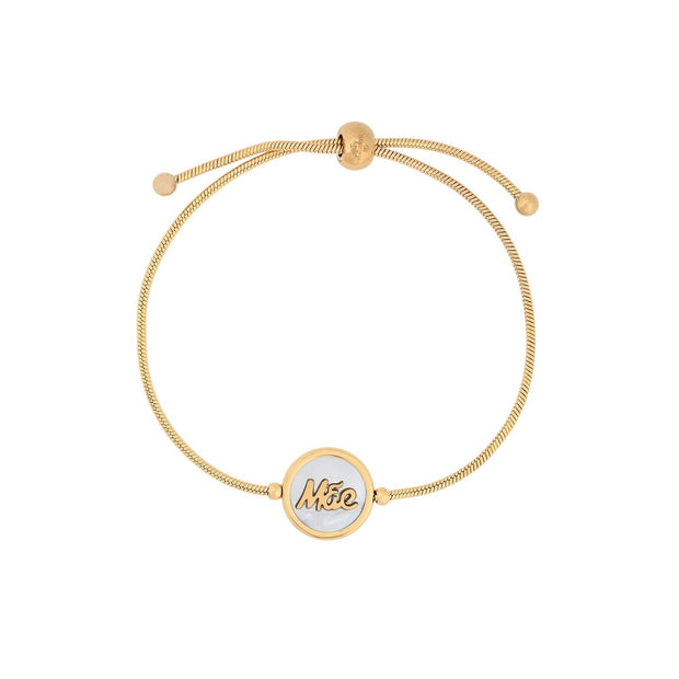 Bracelet Alba réglable en acier mãe