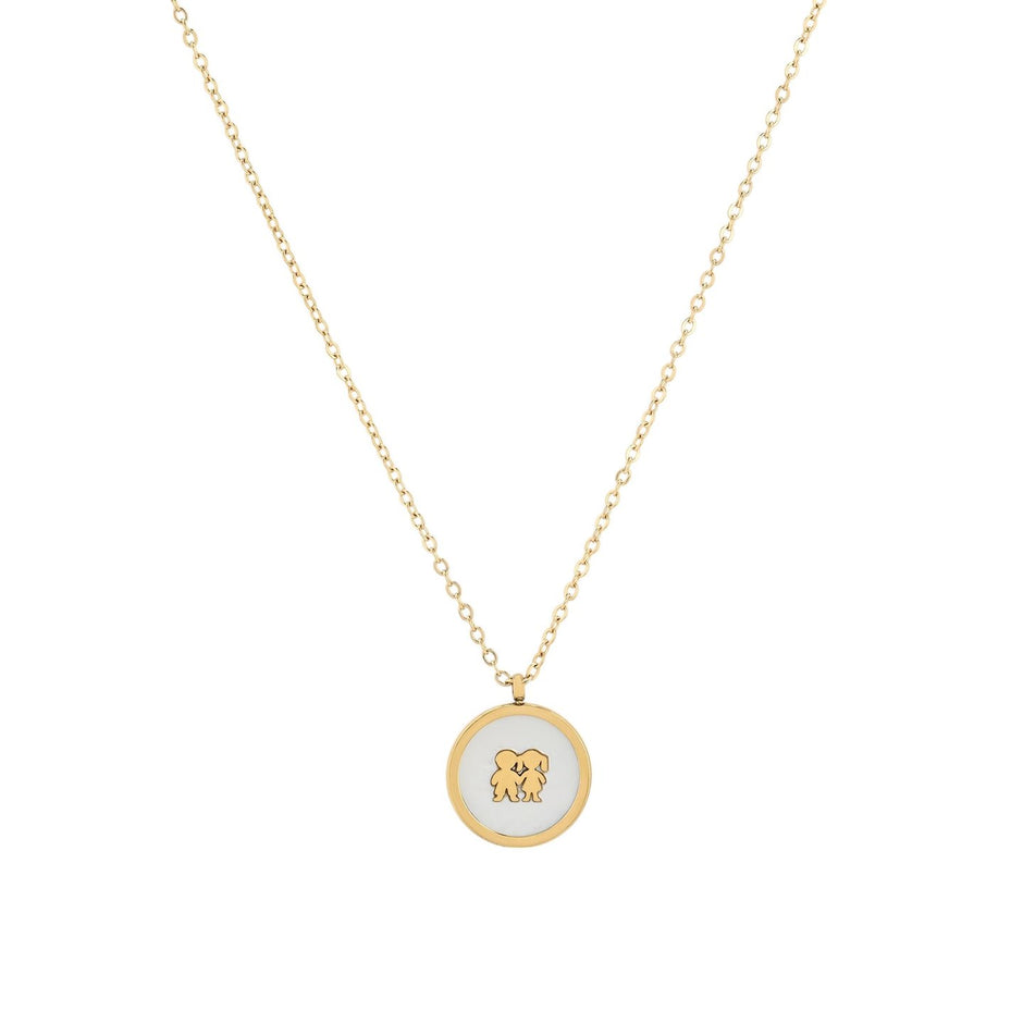 Collier en acier couple