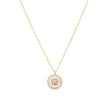 Collier en acier deux filles