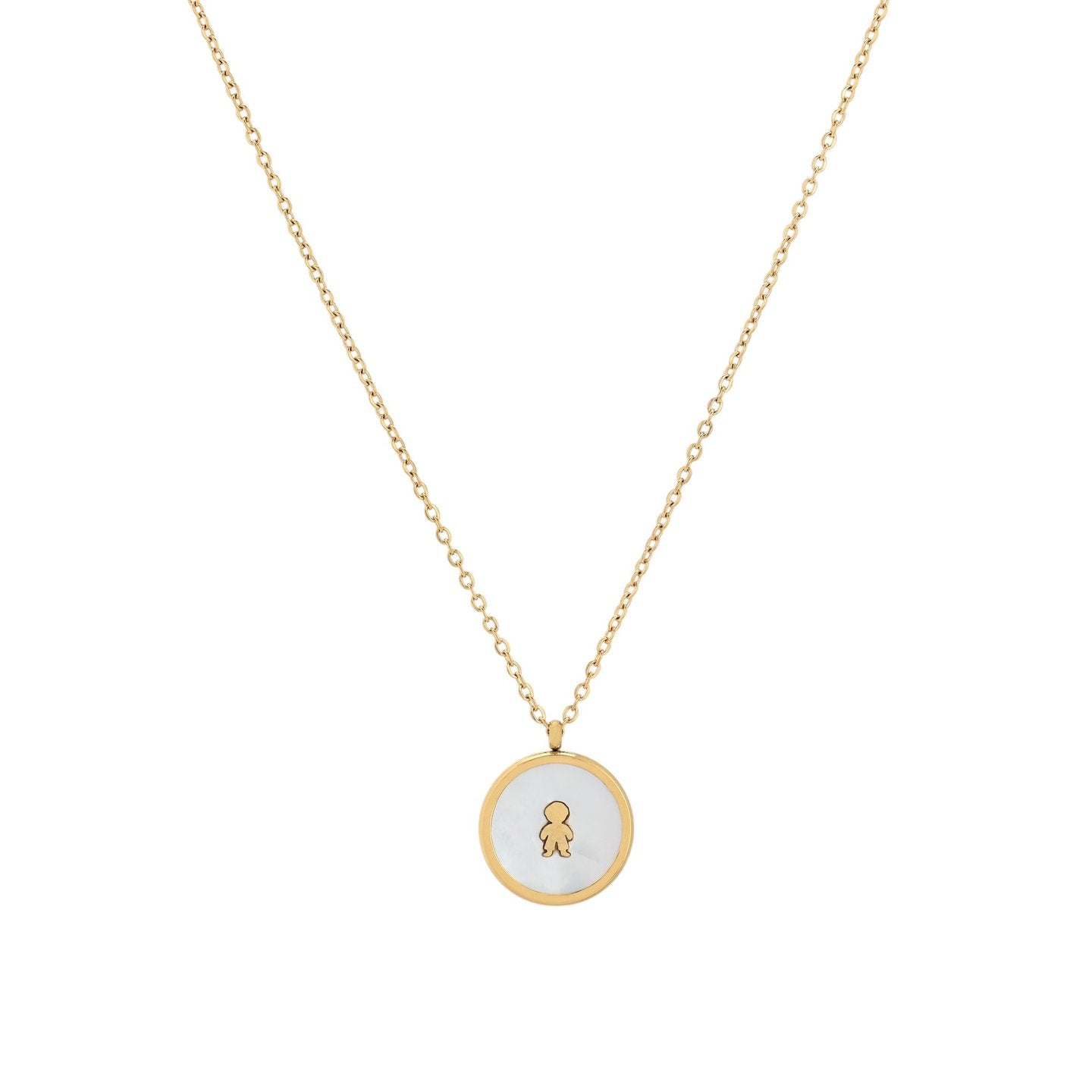 Collier en acier garçon