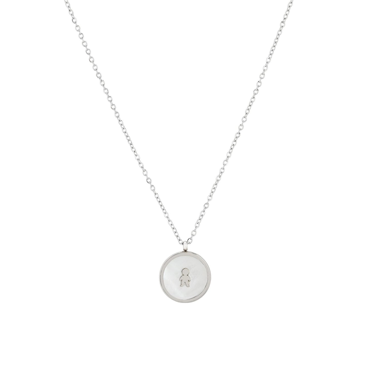 Collier en acier garçon