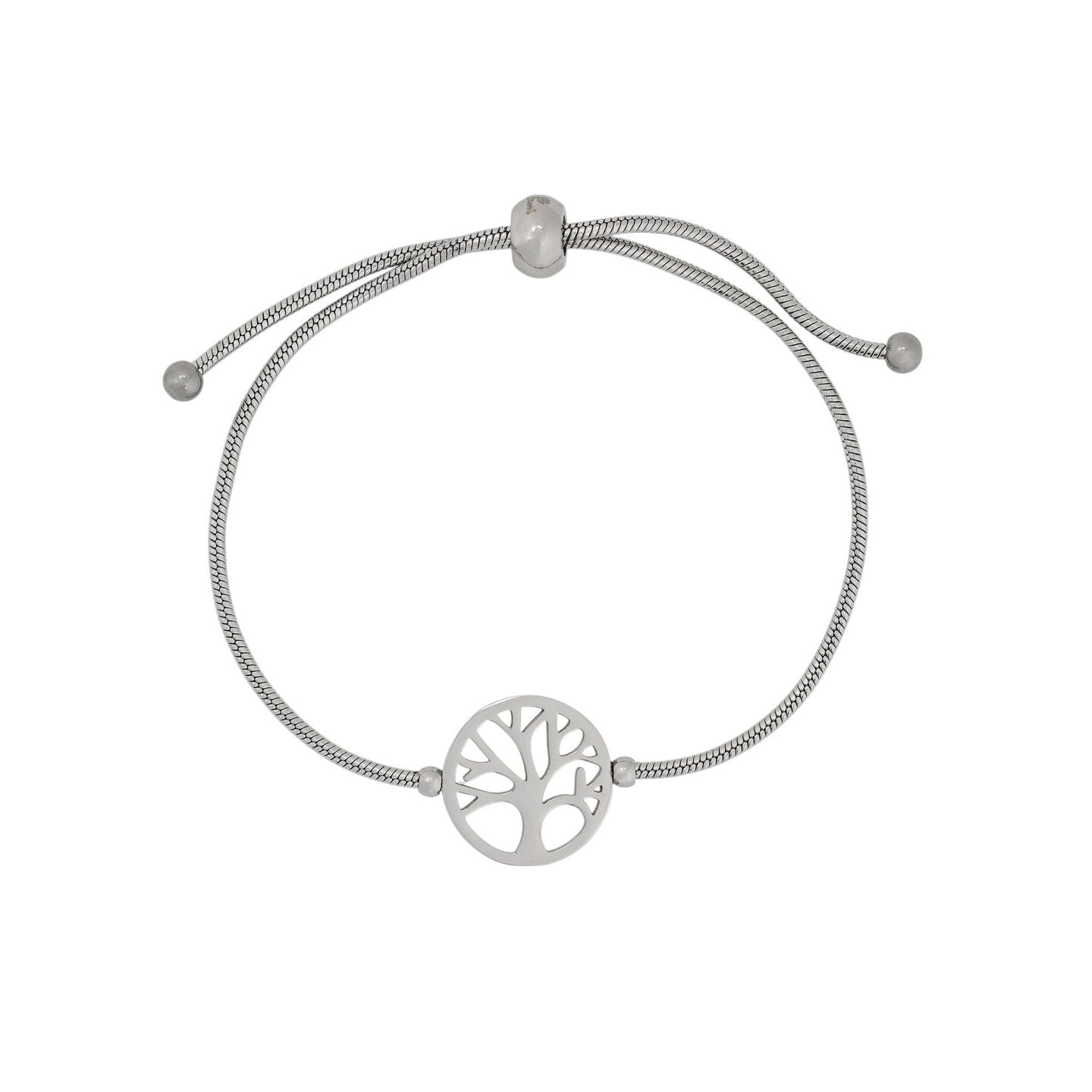 Bracelet Alba réglable en acier arbre de la vie