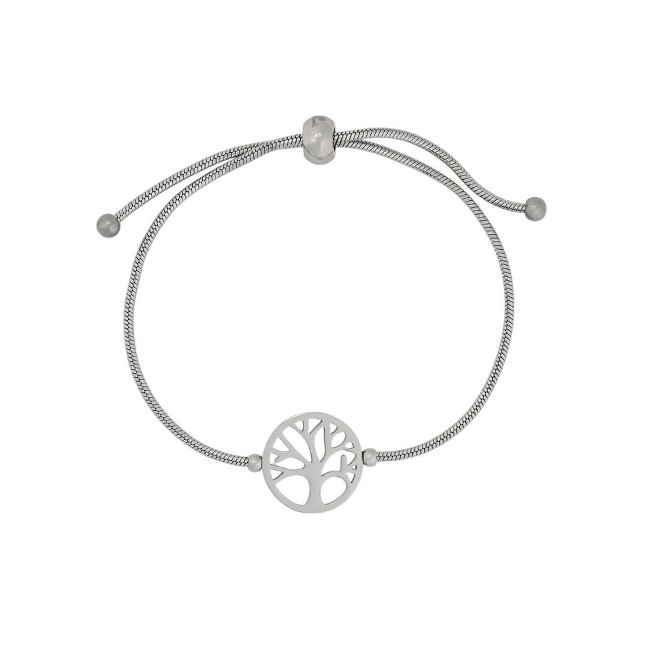 Bracelet Alba réglable en acier arbre de la vie
