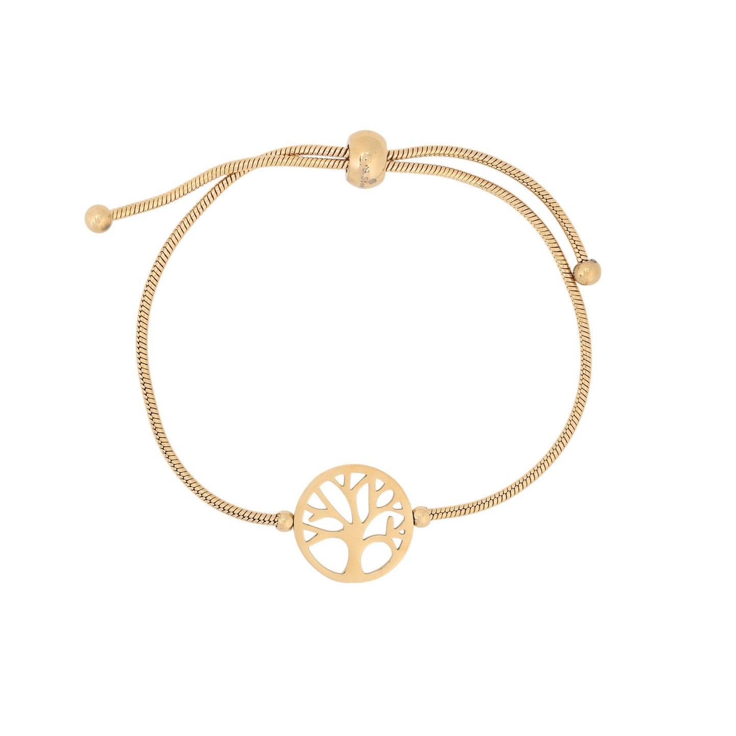 Bracelet Alba réglable en acier arbre de la vie