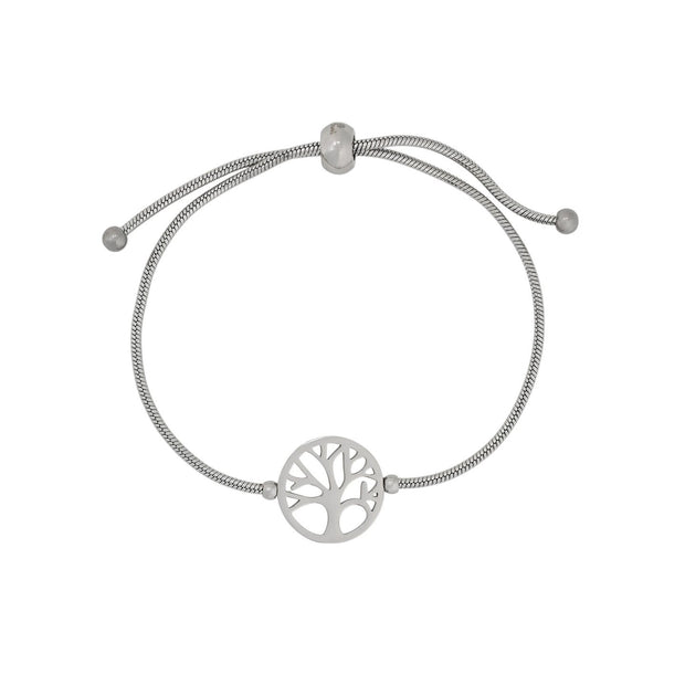 Bracelet Alba réglable en acier arbre de la vie