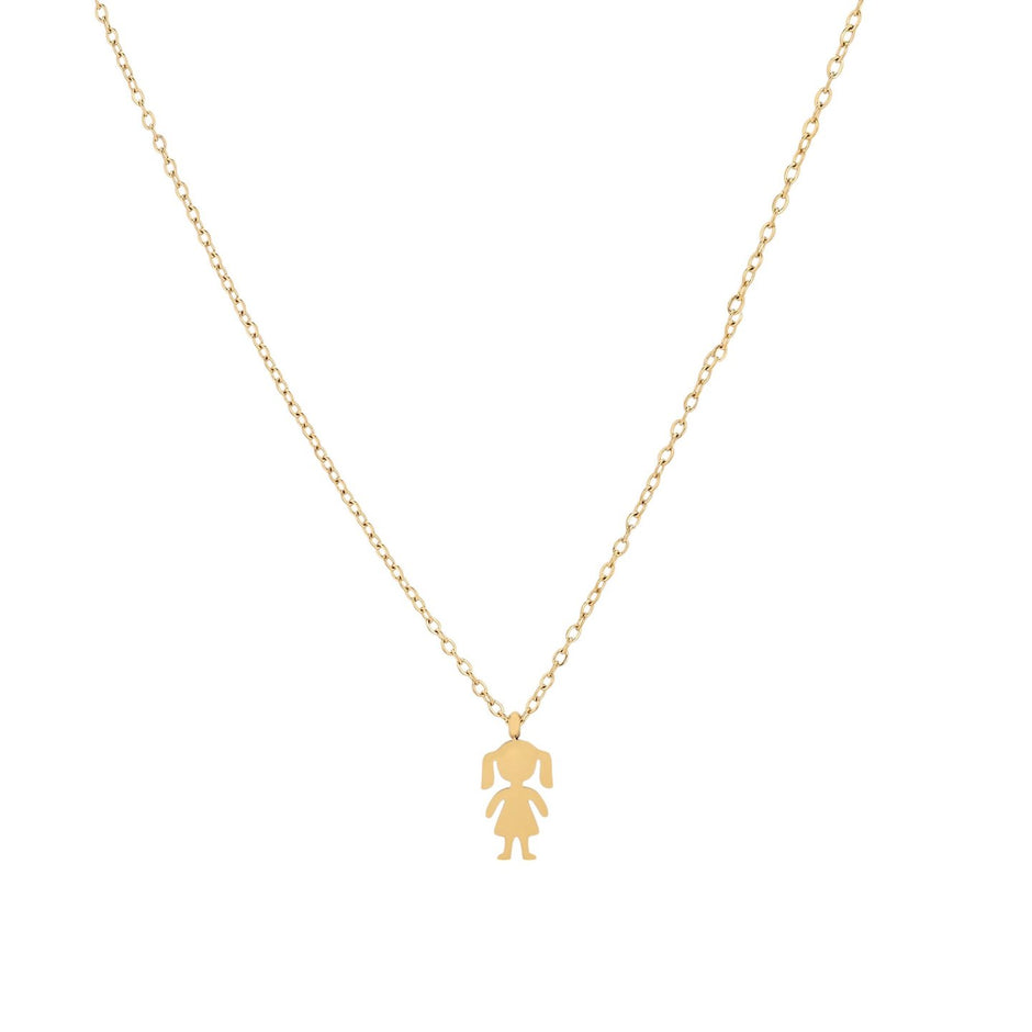 Collier fille en acier