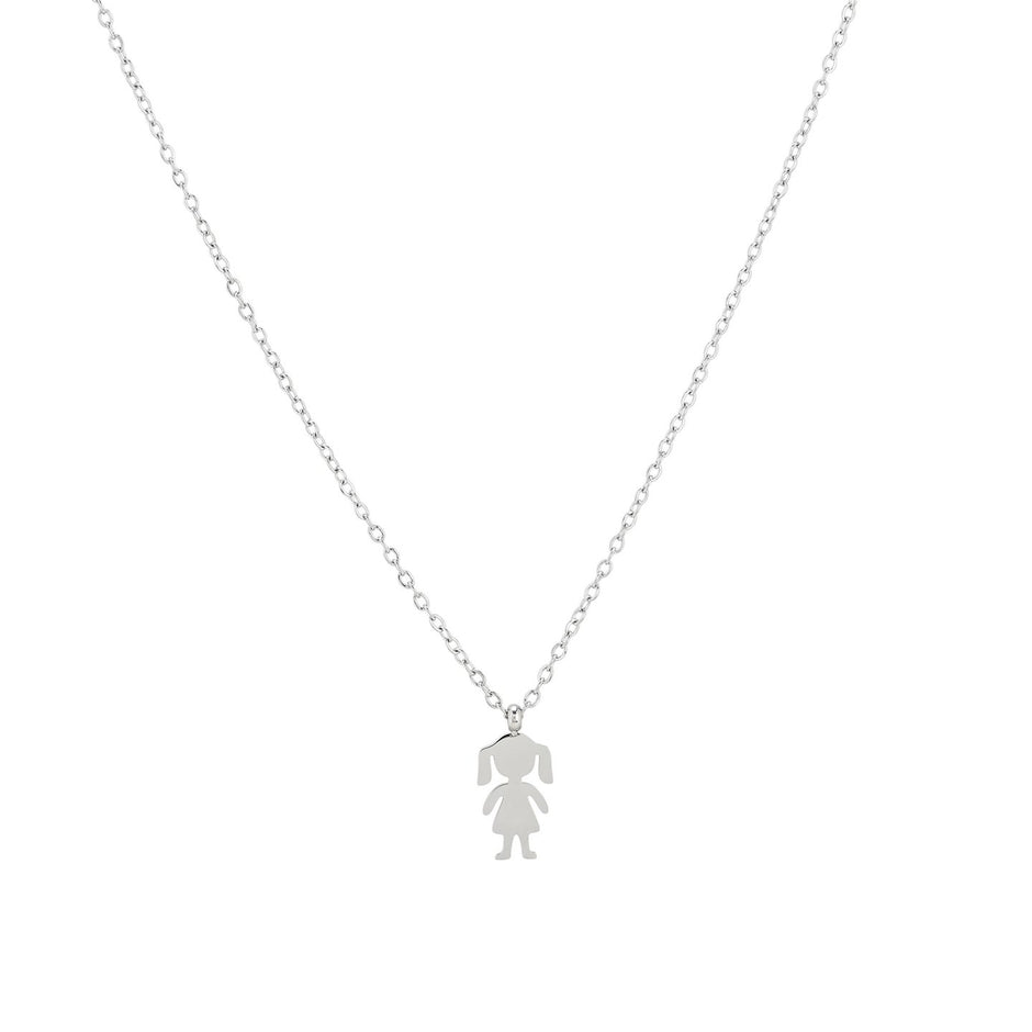 Collier fille en acier