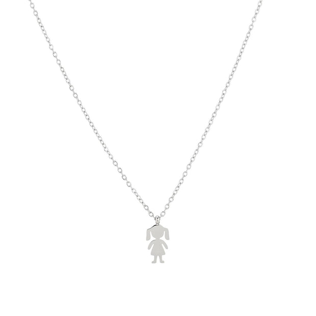 Collier fille en acier