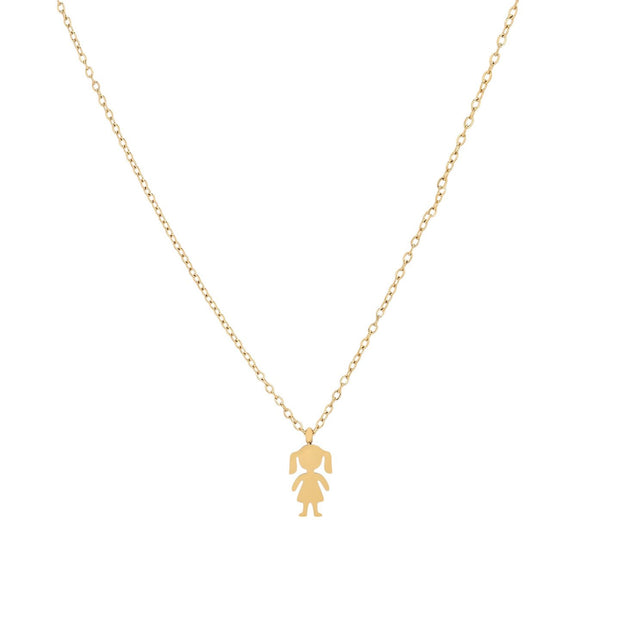 Collier fille en acier