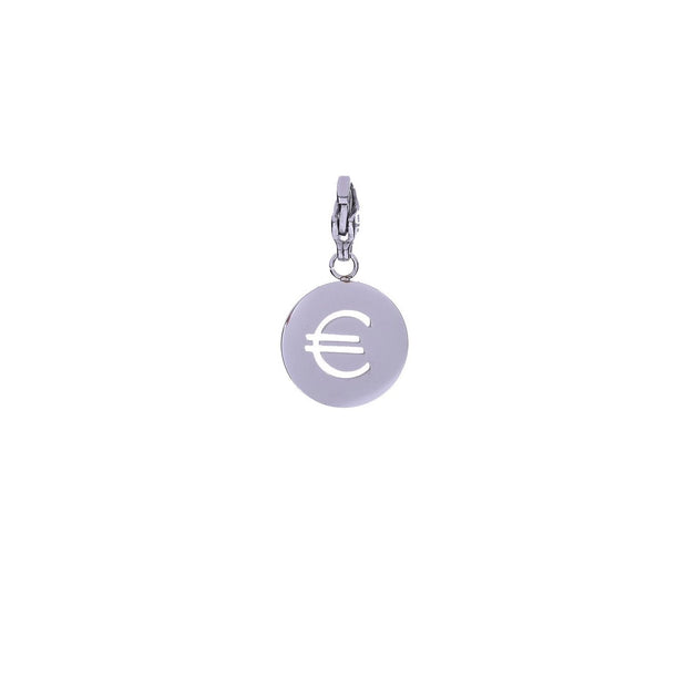 Charm Pendent rond avec euro