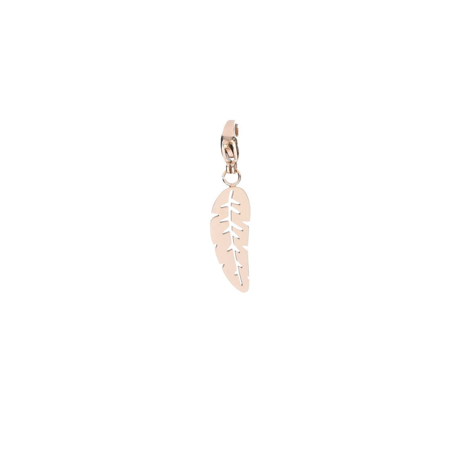 Charm Pendent avec feuille longue