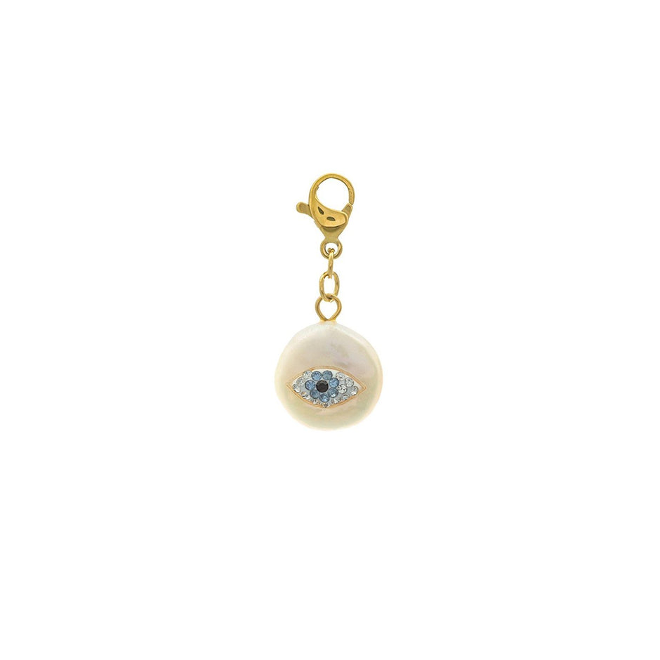 Charm Pendent rond avec œil