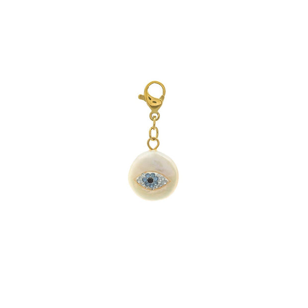 Charm Pendent rond avec œil