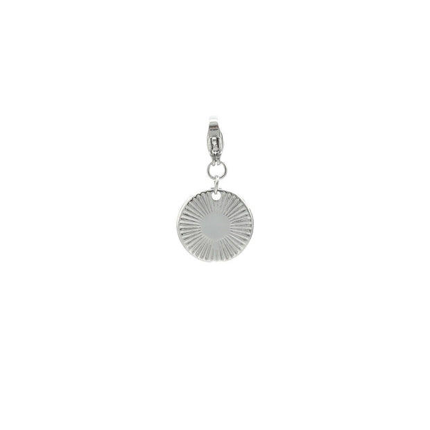 Charm Pendent rond avec rayures