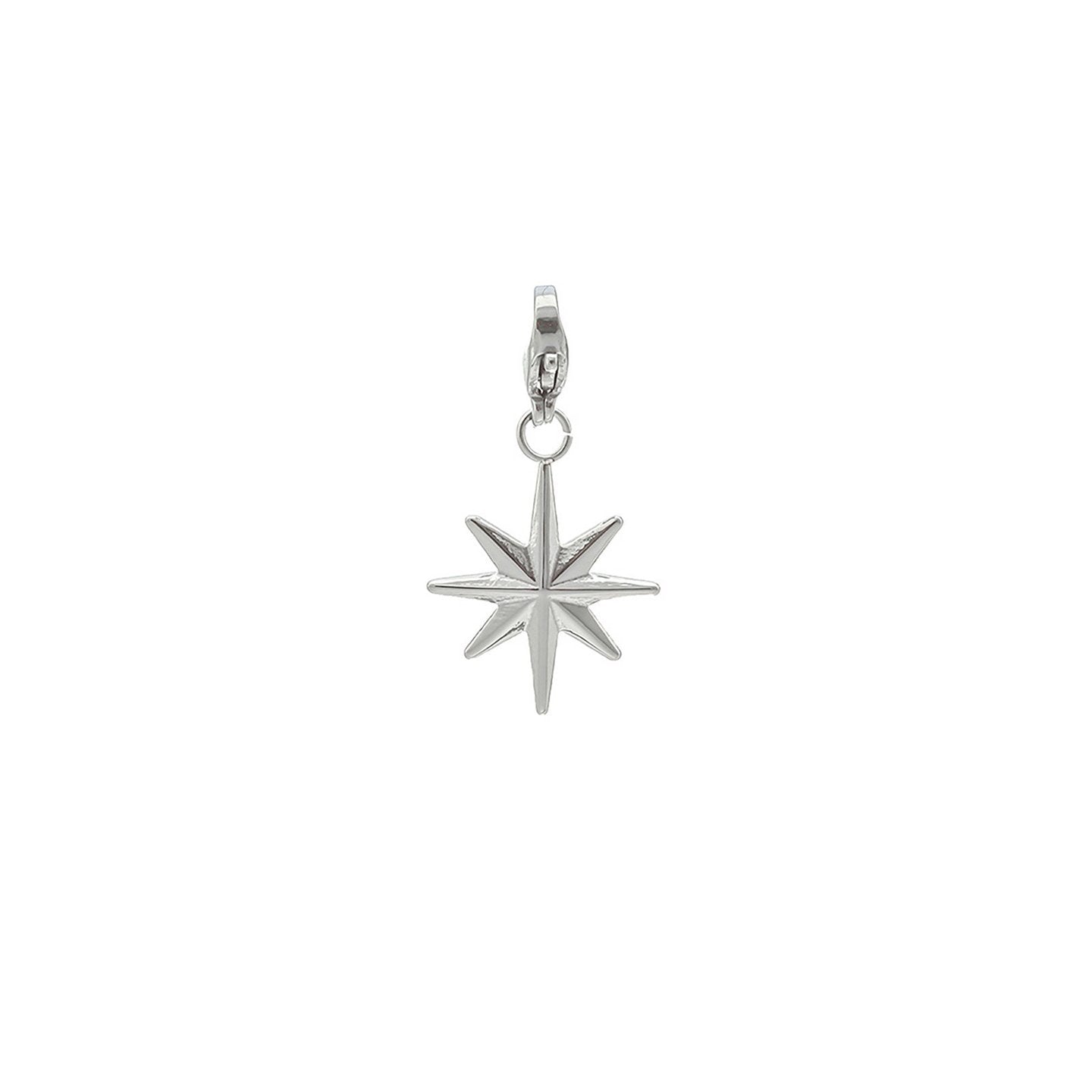 Charm Pendent avec étoile guide