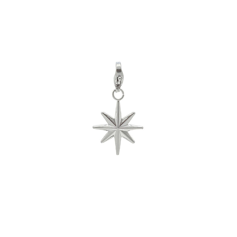 Charm Pendent avec étoile guide