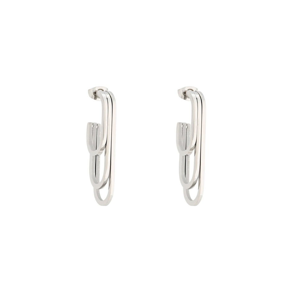 Boucles d'oreilles Esmée en acier tripler