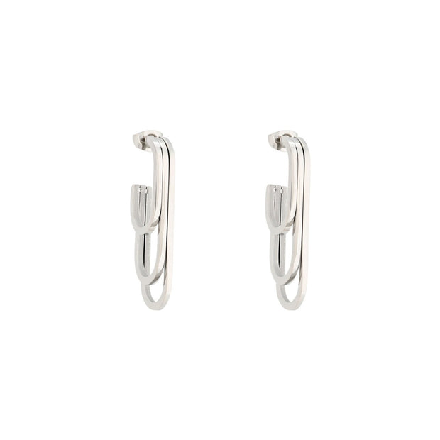Boucles d'oreilles Esmée en acier tripler