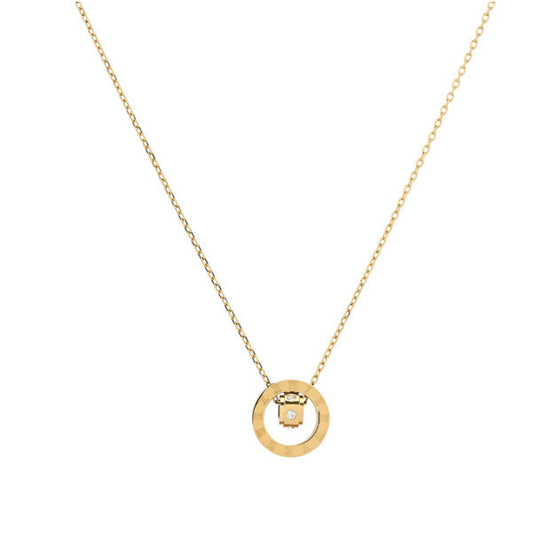 Collier en acier nombres romains