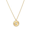 Collier en acier rectangle et texture