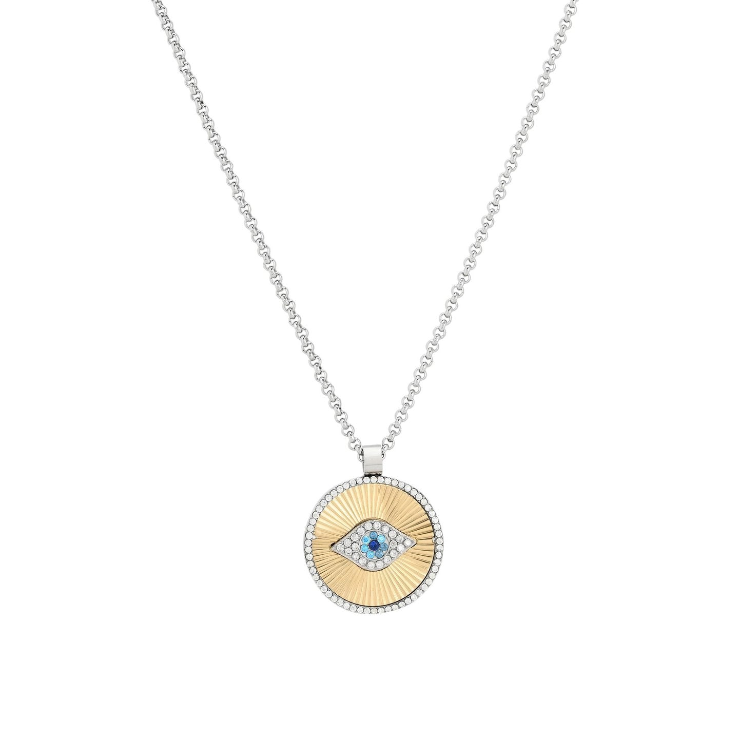 Collier en acier oiel et texture