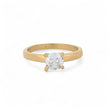 Bague alba acier solitaire petit VR07