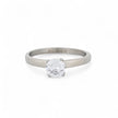 Bague alba acier solitaire petit VR07