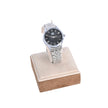Montre analogique argent fond noir