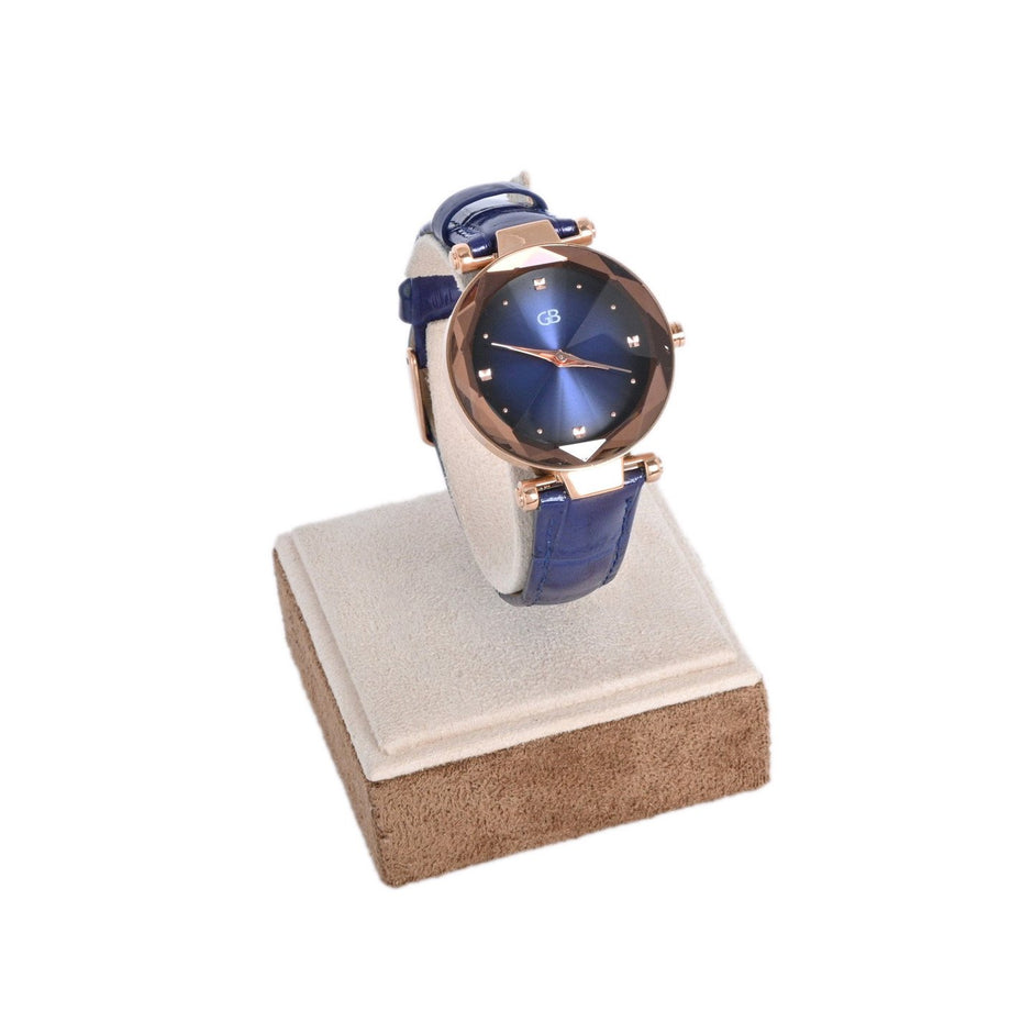 Montre analogique bleu