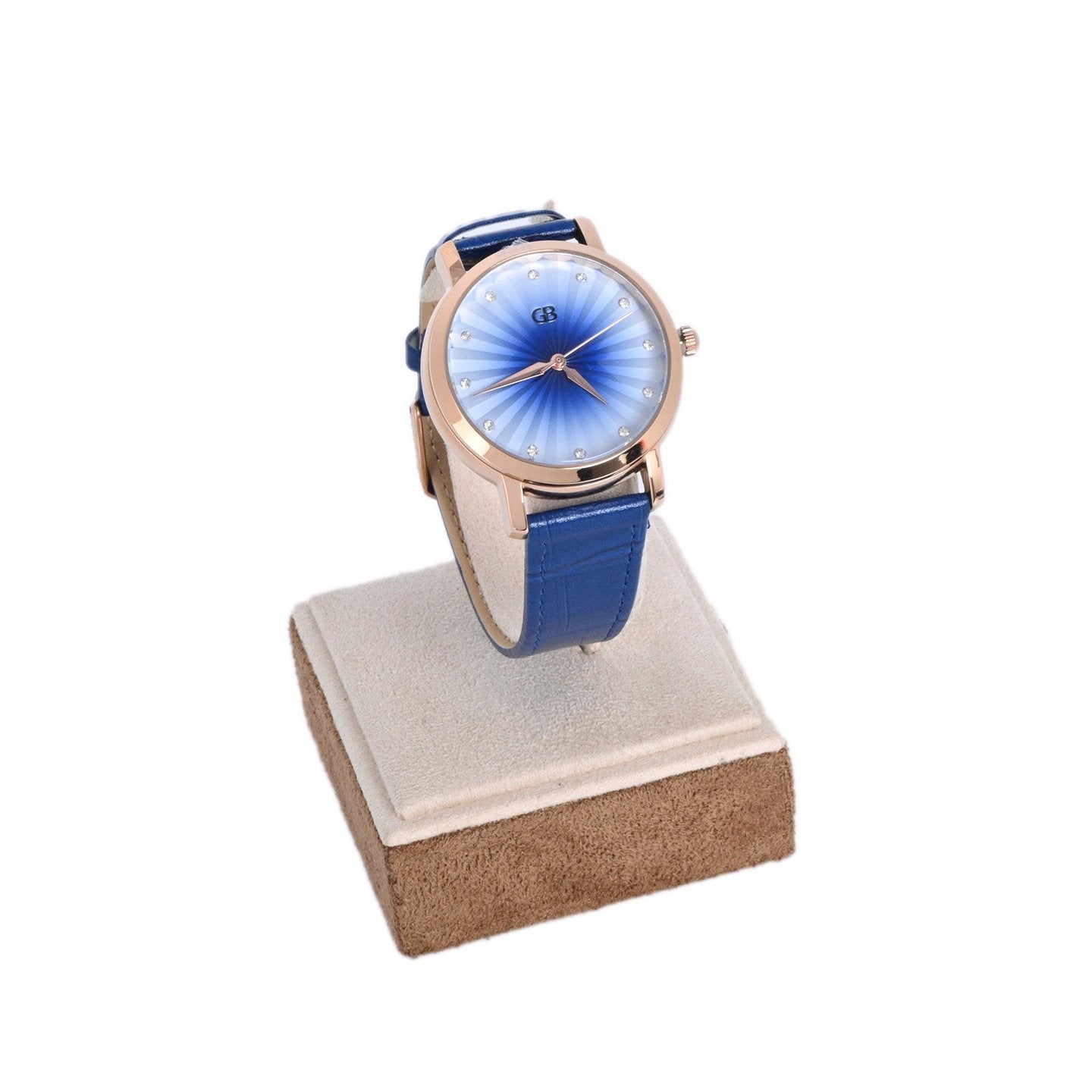 Montre analogique bleu