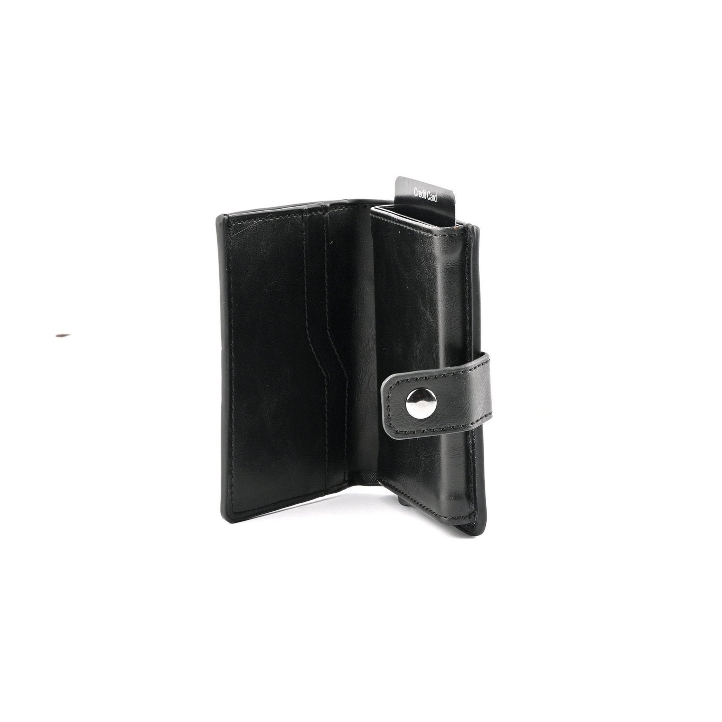 Porte-carte noir de bouton