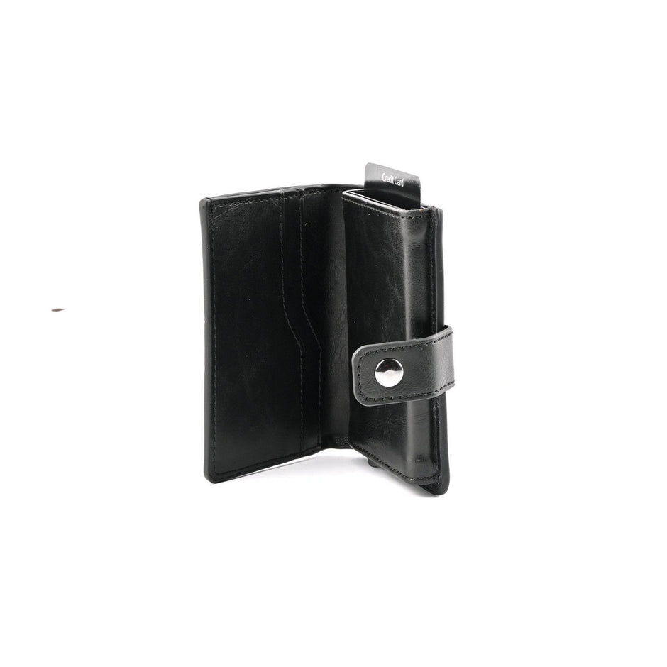 Porte-carte noir de bouton
