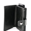 Porte-carte noir de bouton