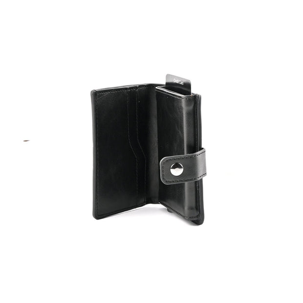 Porte-carte noir de bouton