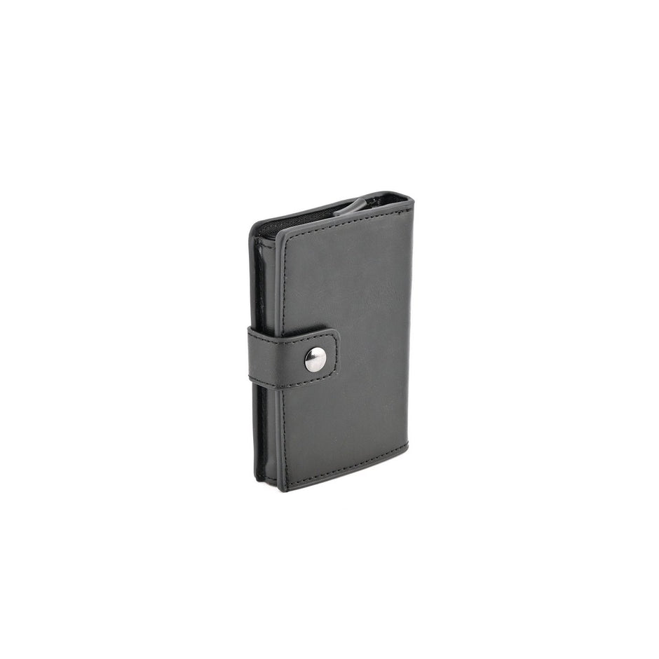 Porte-carte noir de bouton