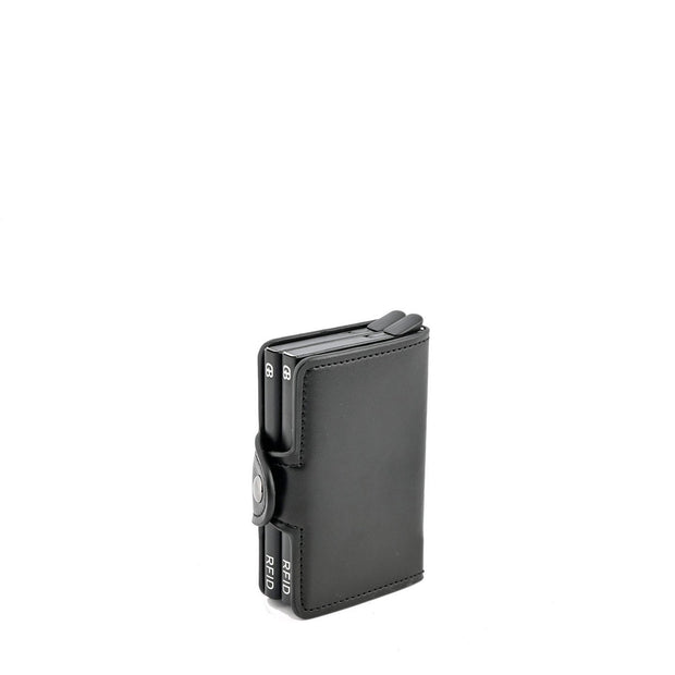 Porte-carte marron avec double compartiment