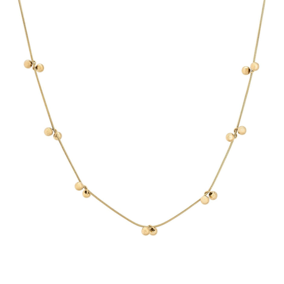 Collier en acier avec pois